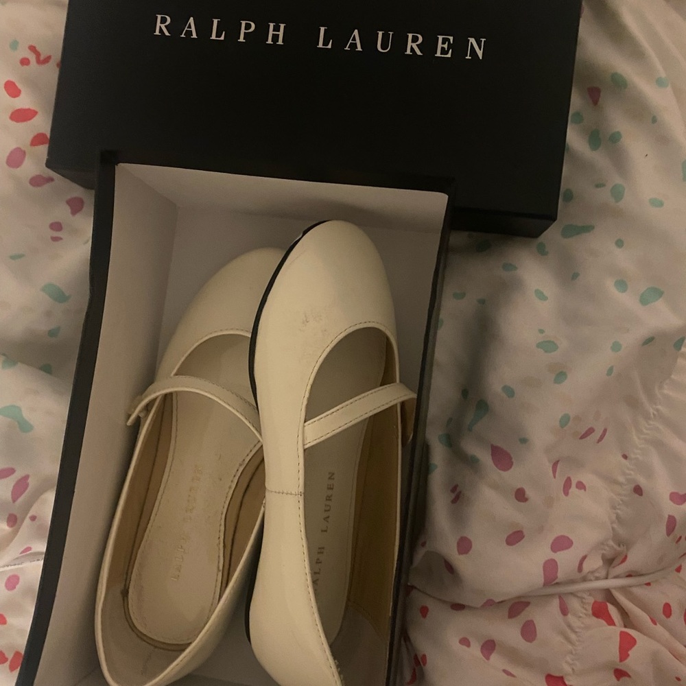 Authentic toddler Ralph Lauren ballerina flats